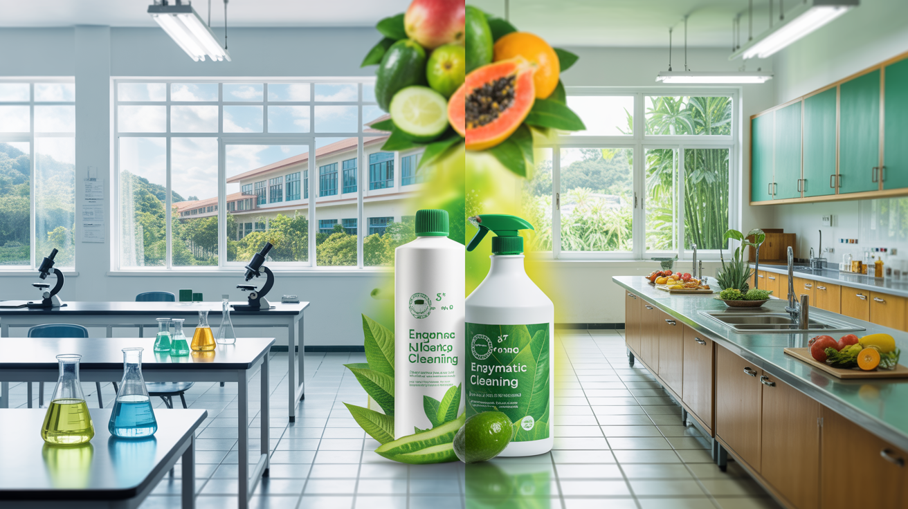 Clean Science Items Creating Safer Science Labs & Canteens in Schools with Natural Cleanin