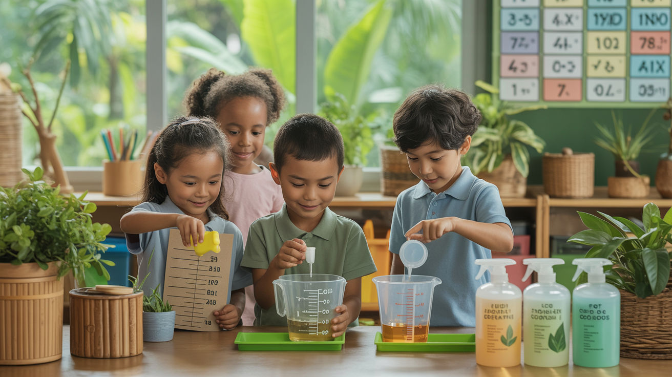 Environment Math Toddler Eco Math for Kids: Turn Refills into an Educational School Project