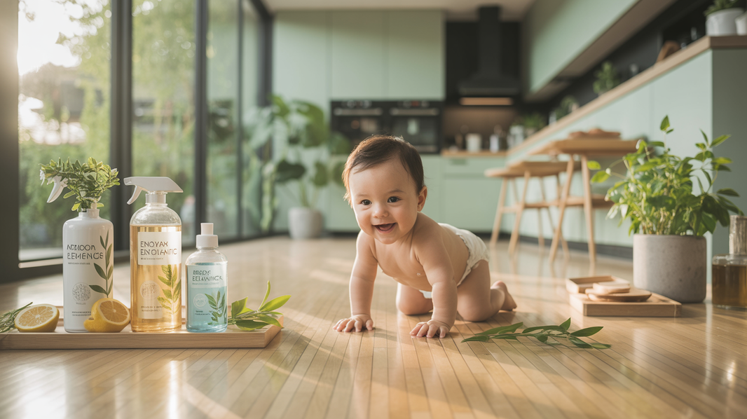 Baby Cleaning Routine Safety for Baby-Crawling Floors: Creating Residue-Free Cleaning Routin