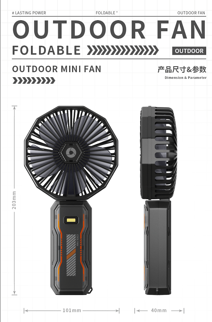 Outdoor High-Power Mini Fan